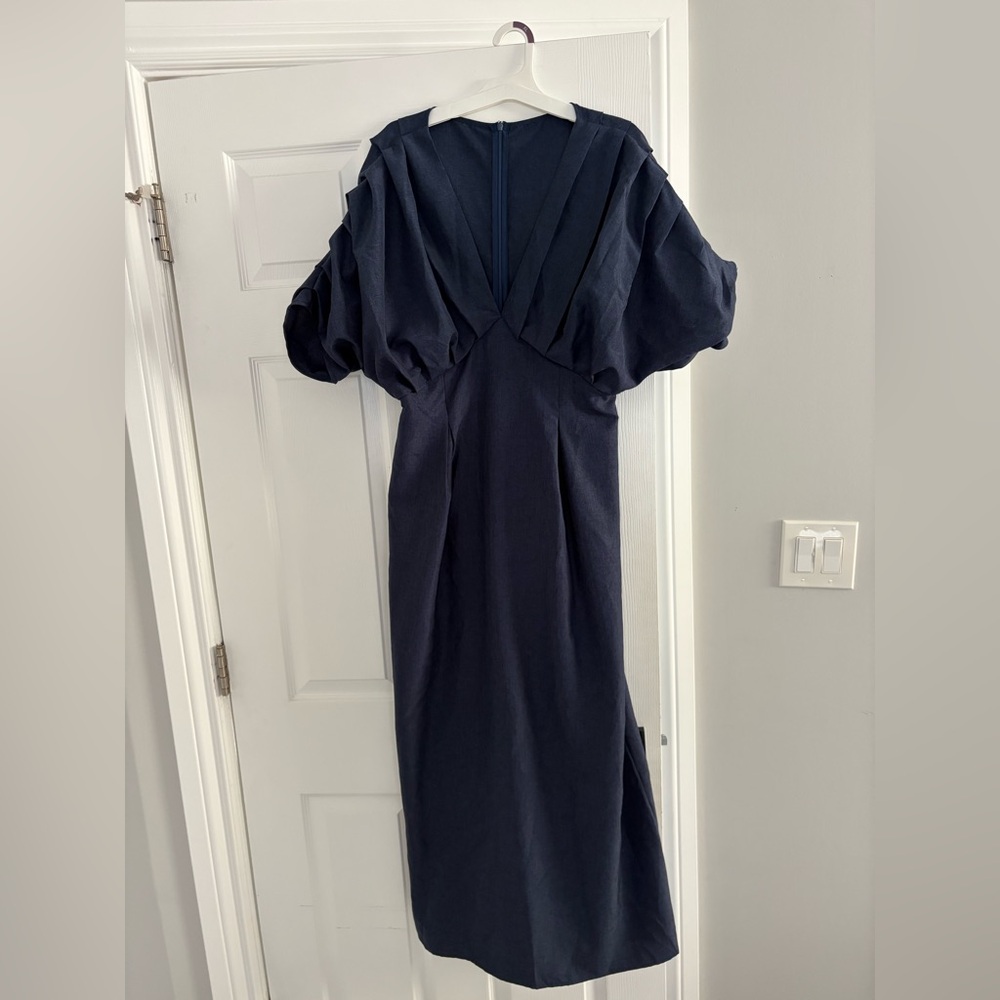 Elegant Navy Blue Dress